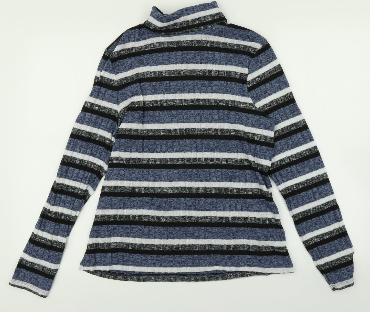 Nutmeg Womens Multicoloured Striped  Pullover Jumper Size 16