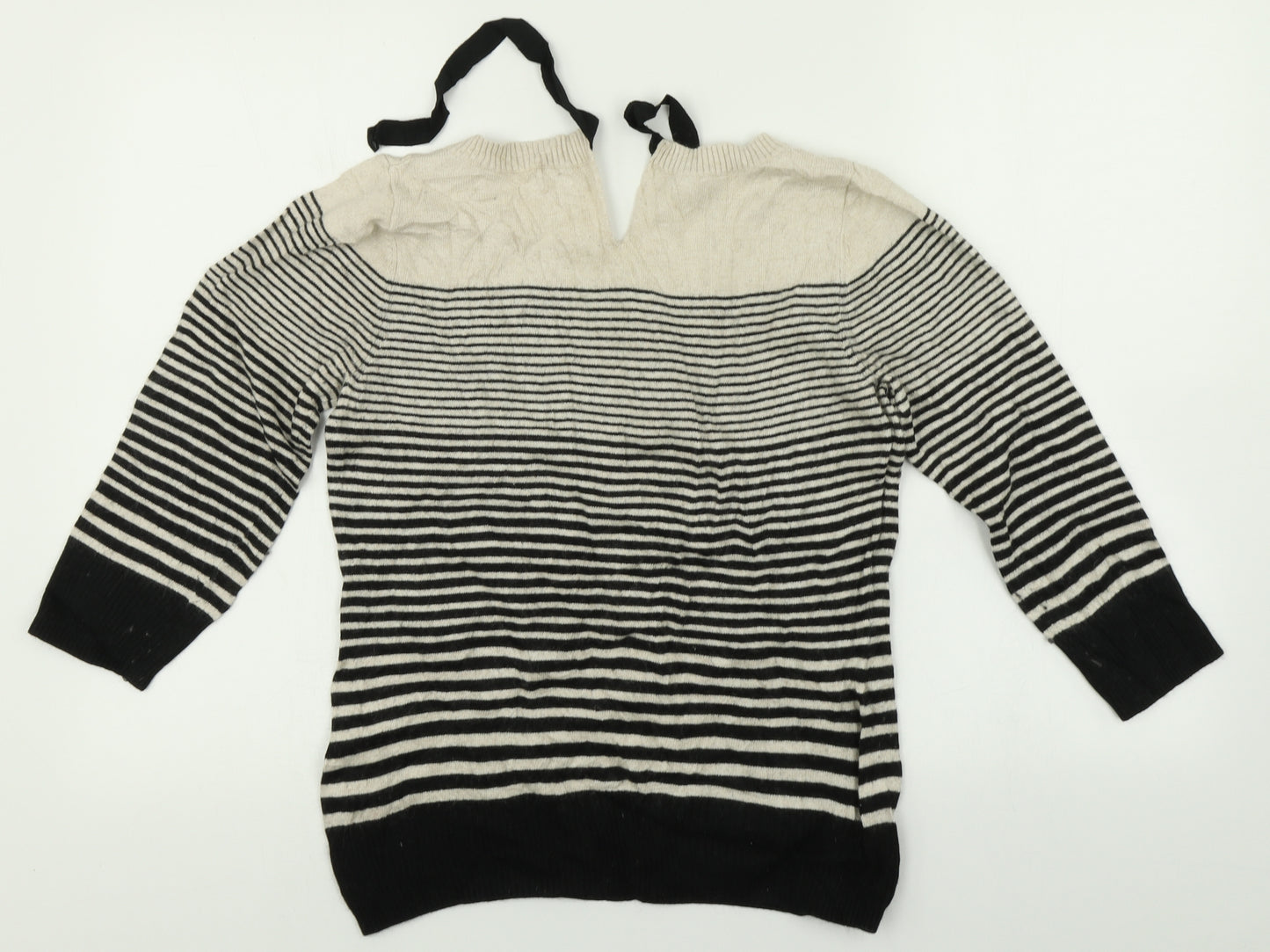 Monsoon Womens Multicoloured Striped  Pullover Jumper Size 12
