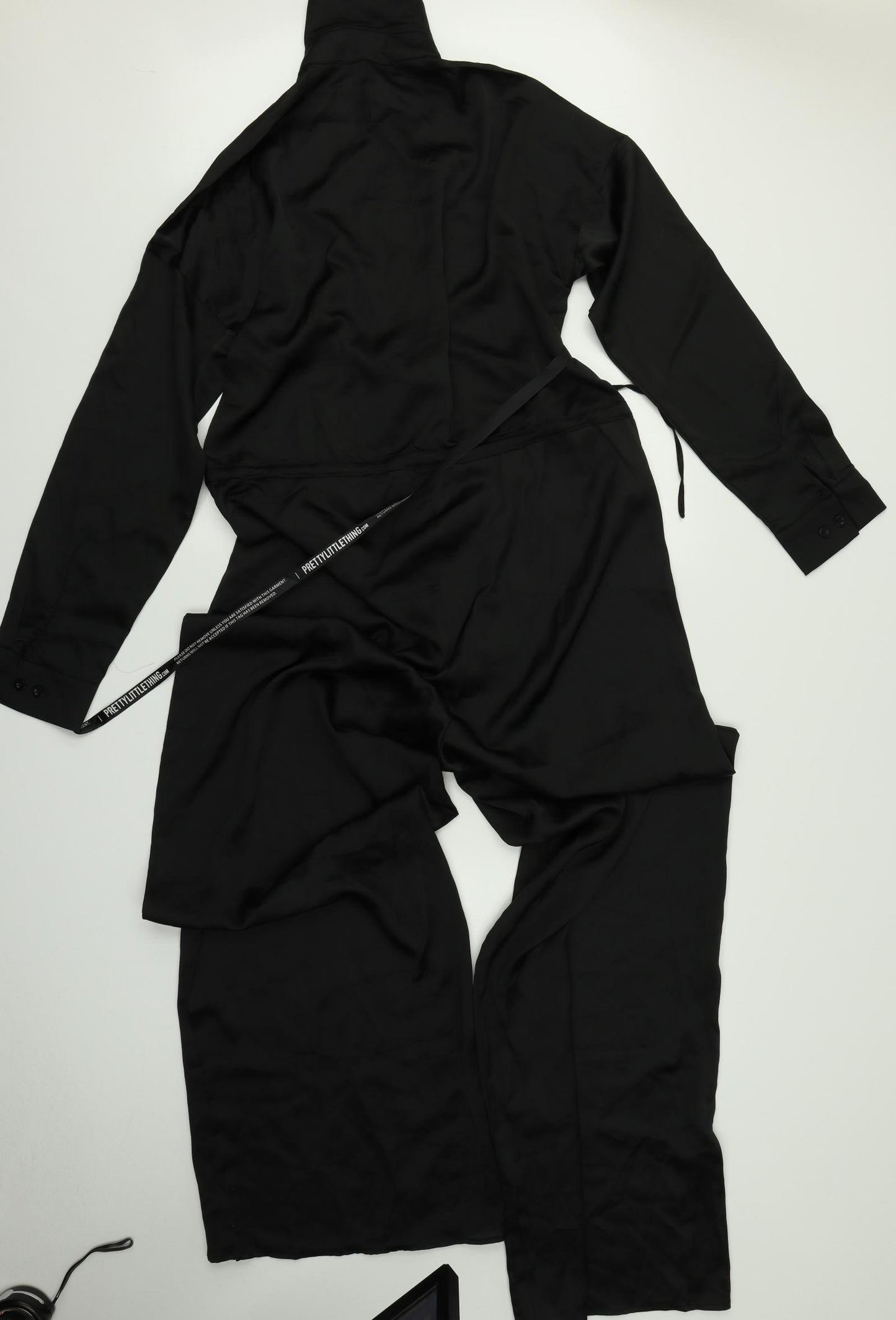 PRETTYLITTLETHING Womens Black   Jumpsuit One-Piece Size 12