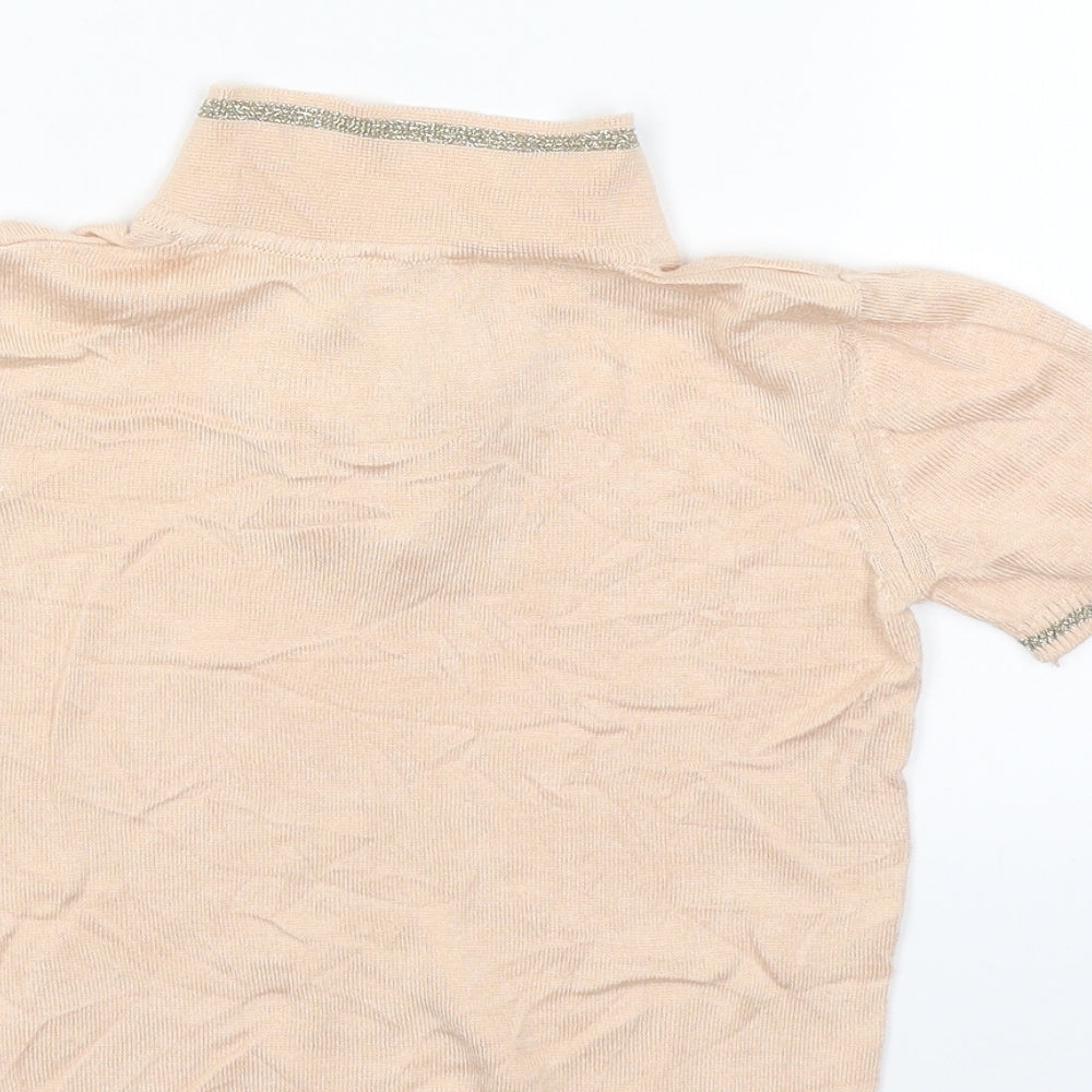 River Island Girls Pink   Pullover Jumper Size 4-5 Years