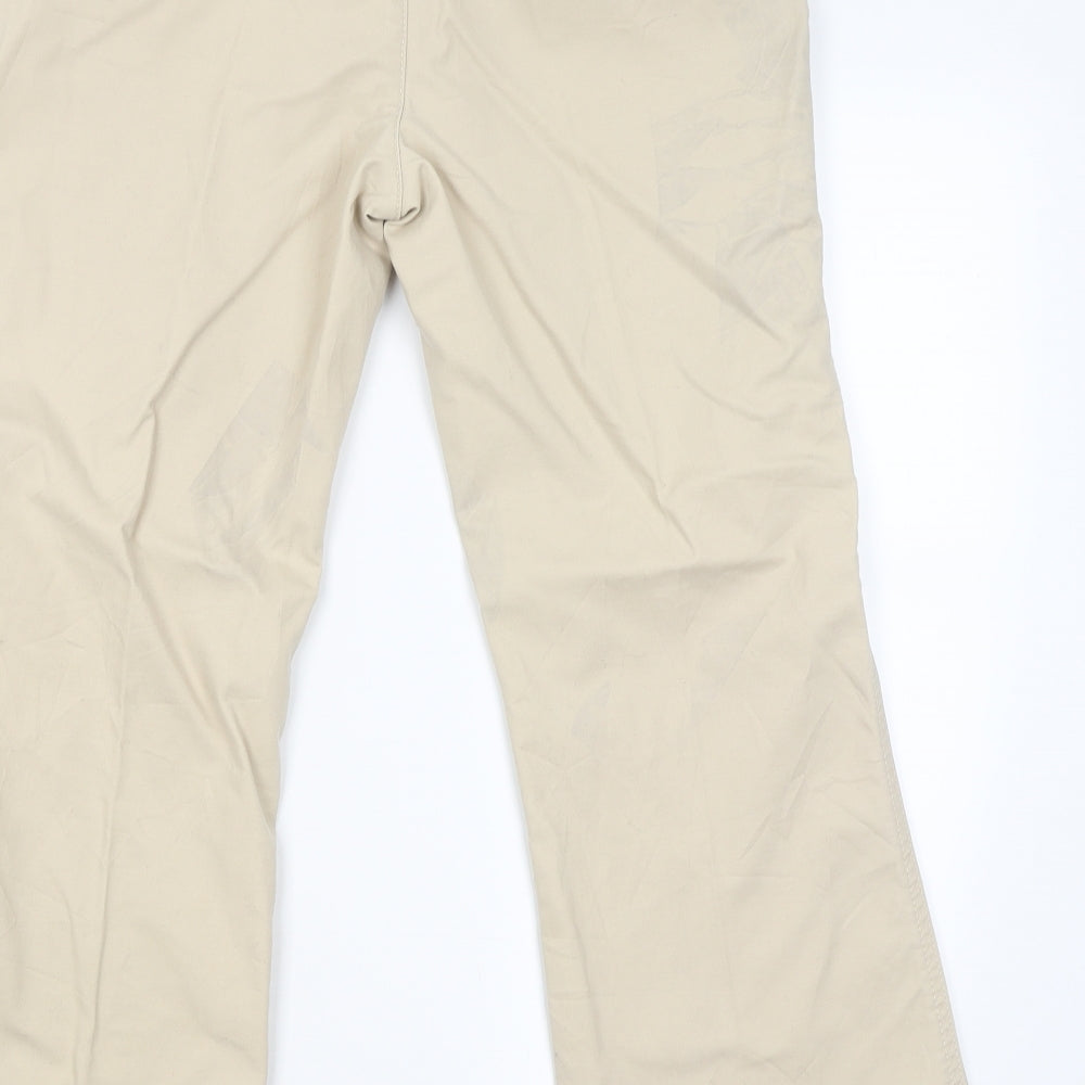 Marks and Spencer Womens Beige   Capri Trousers Size 12 L25 in