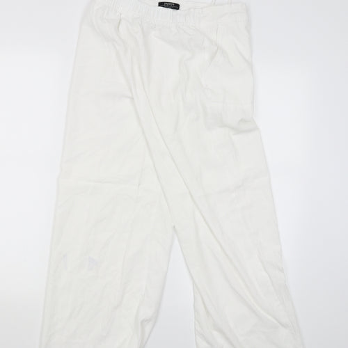 Papaya Womens White   Jegging Trousers Size 10 L27 in