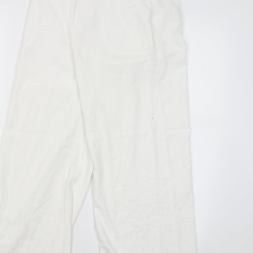 Papaya Womens White   Jegging Trousers Size 10 L27 in