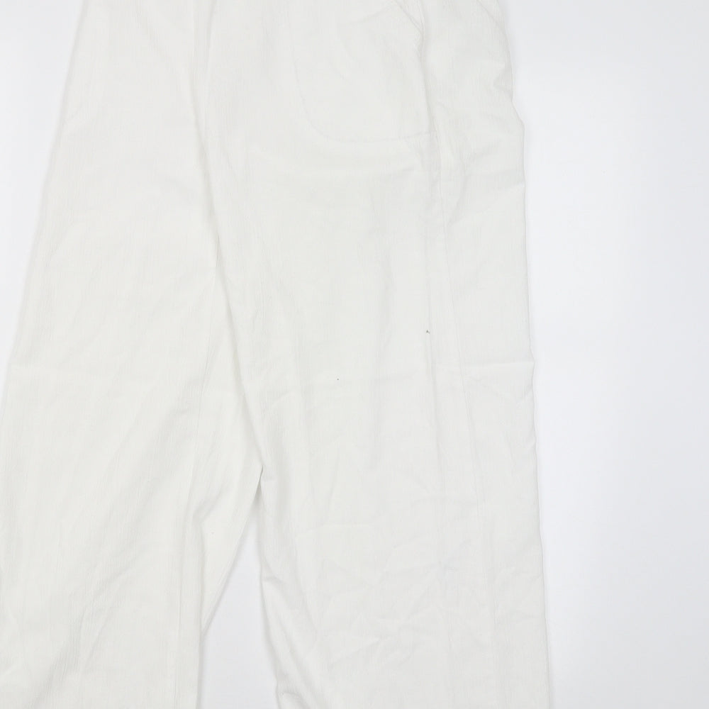 Papaya Womens White   Jegging Trousers Size 10 L27 in