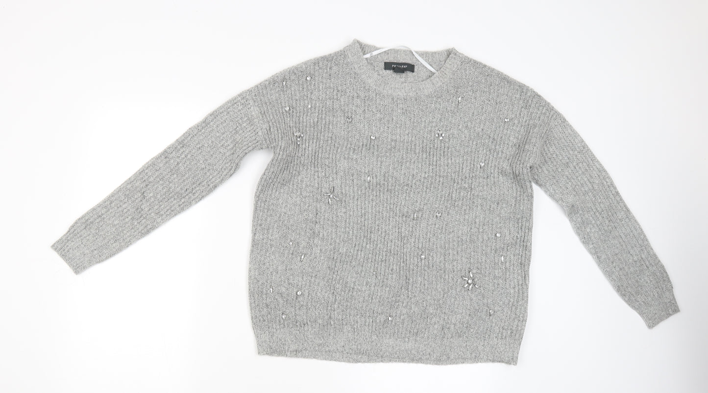 Primark Womens Grey   Pullover Jumper Size XL