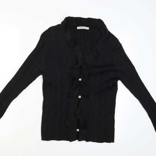 Emerco Womens Black   Cardigan Jumper Size 14