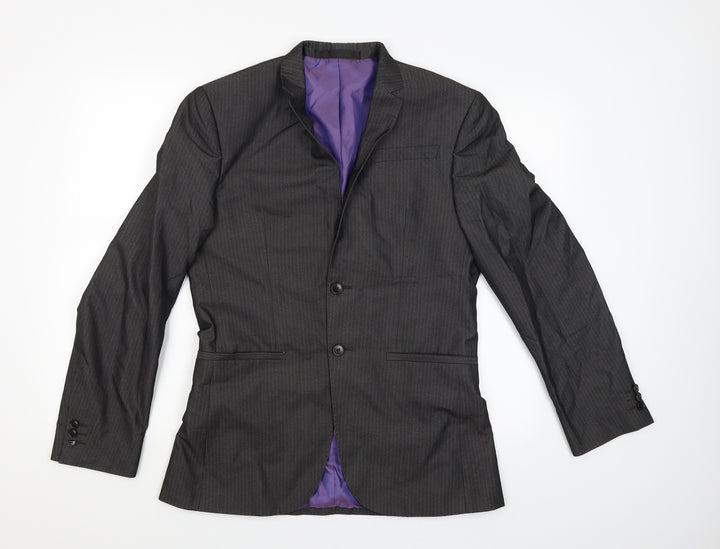 Limited Mens Black Jacket Suit Jacket Size 36