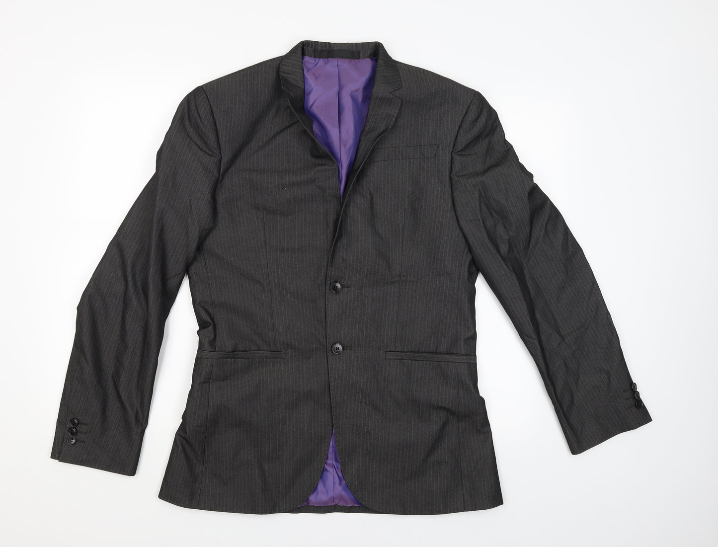 Limited Mens Black   Jacket Suit Jacket Size 36
