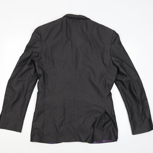 Limited Mens Black   Jacket Suit Jacket Size 36