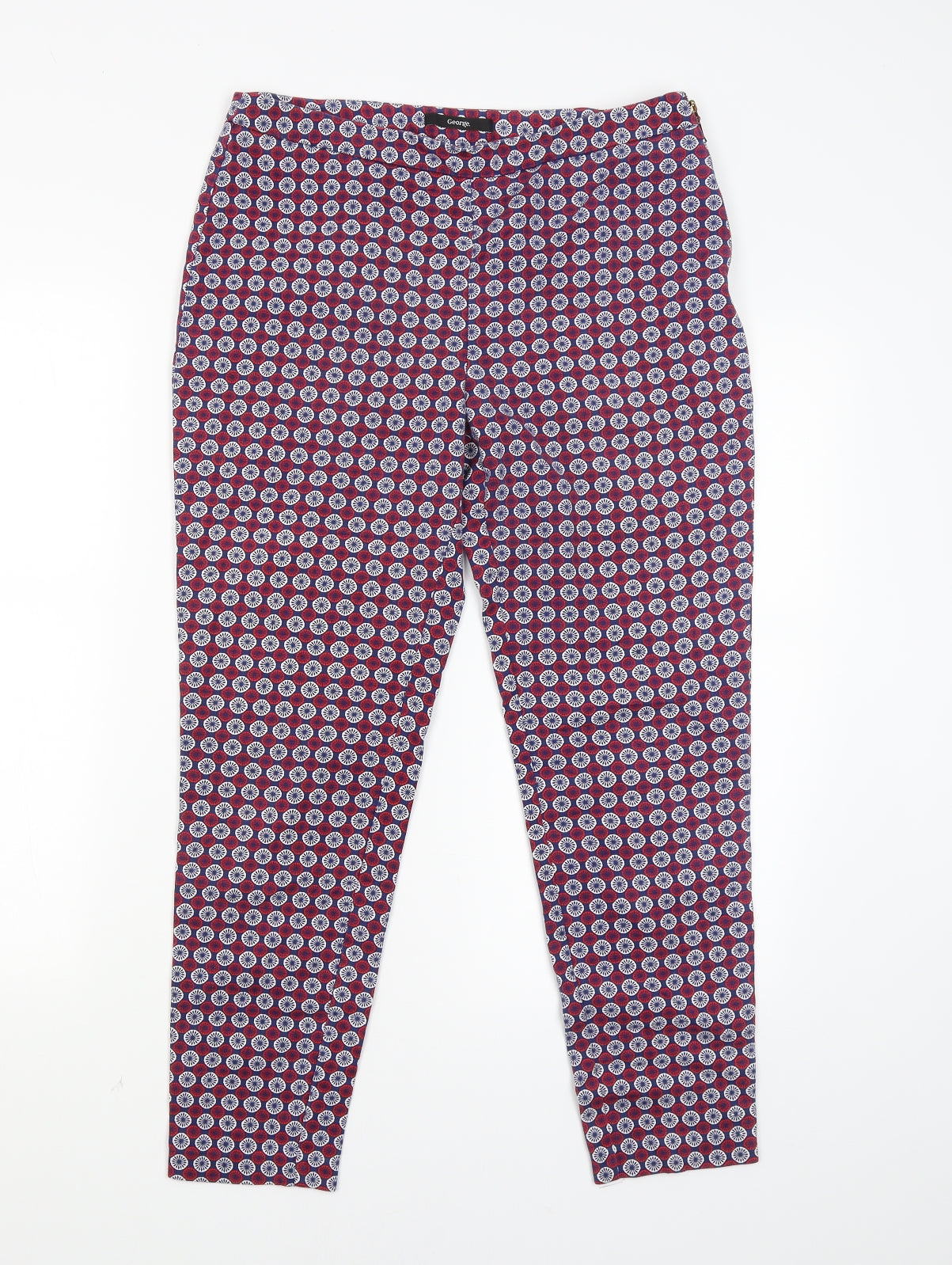 George Womens Blue   Capri Trousers Size 10 L25 in