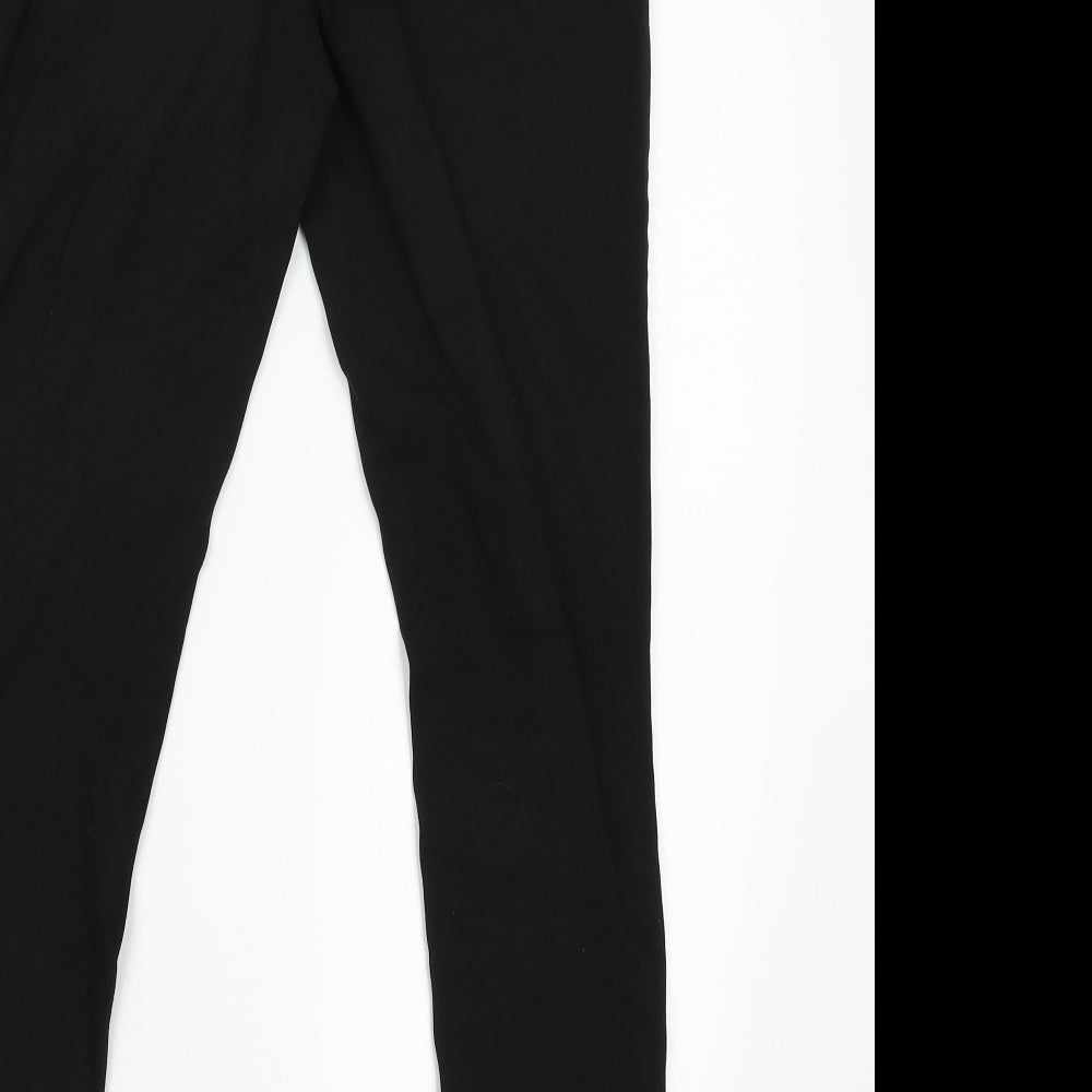 NEXT Womens Black   Trousers  Size 8 L26 in