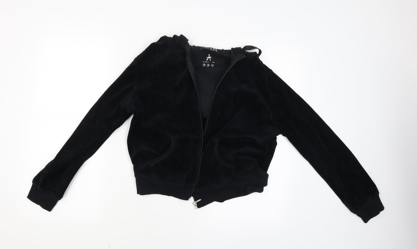 Atmosphere Womens Black   Full Zip Hoodie Size 18