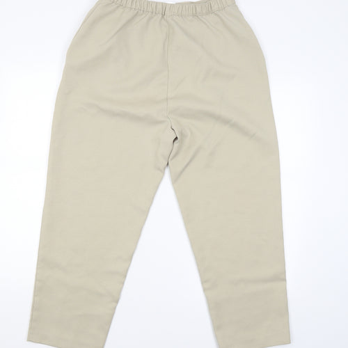 Slimmia Womens Beige   Trousers  Size 16 L24 in