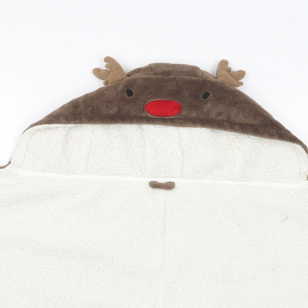 Matalan Baby Brown   Cardigan Jumper Size 9-12 Months  - Reindeer