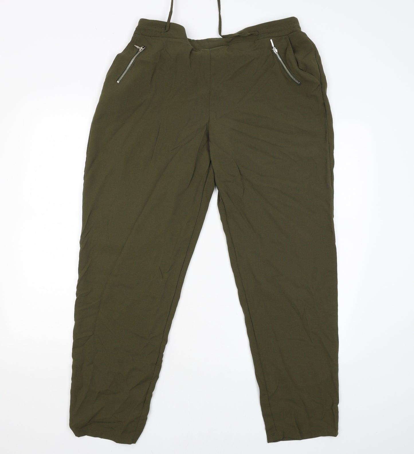 Bonmarché Womens Green   Jogger Trousers Size 16 L26 in