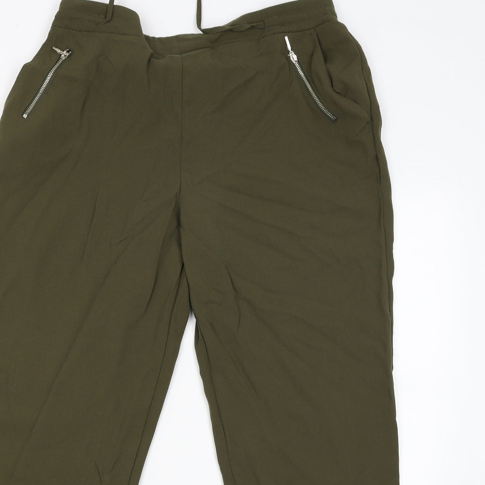 Bonmarché Womens Green   Jogger Trousers Size 16 L26 in