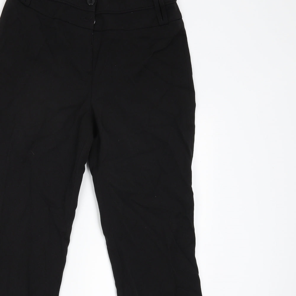 Wallis Womens Black   Carpenter Trousers Size 8 L25 in