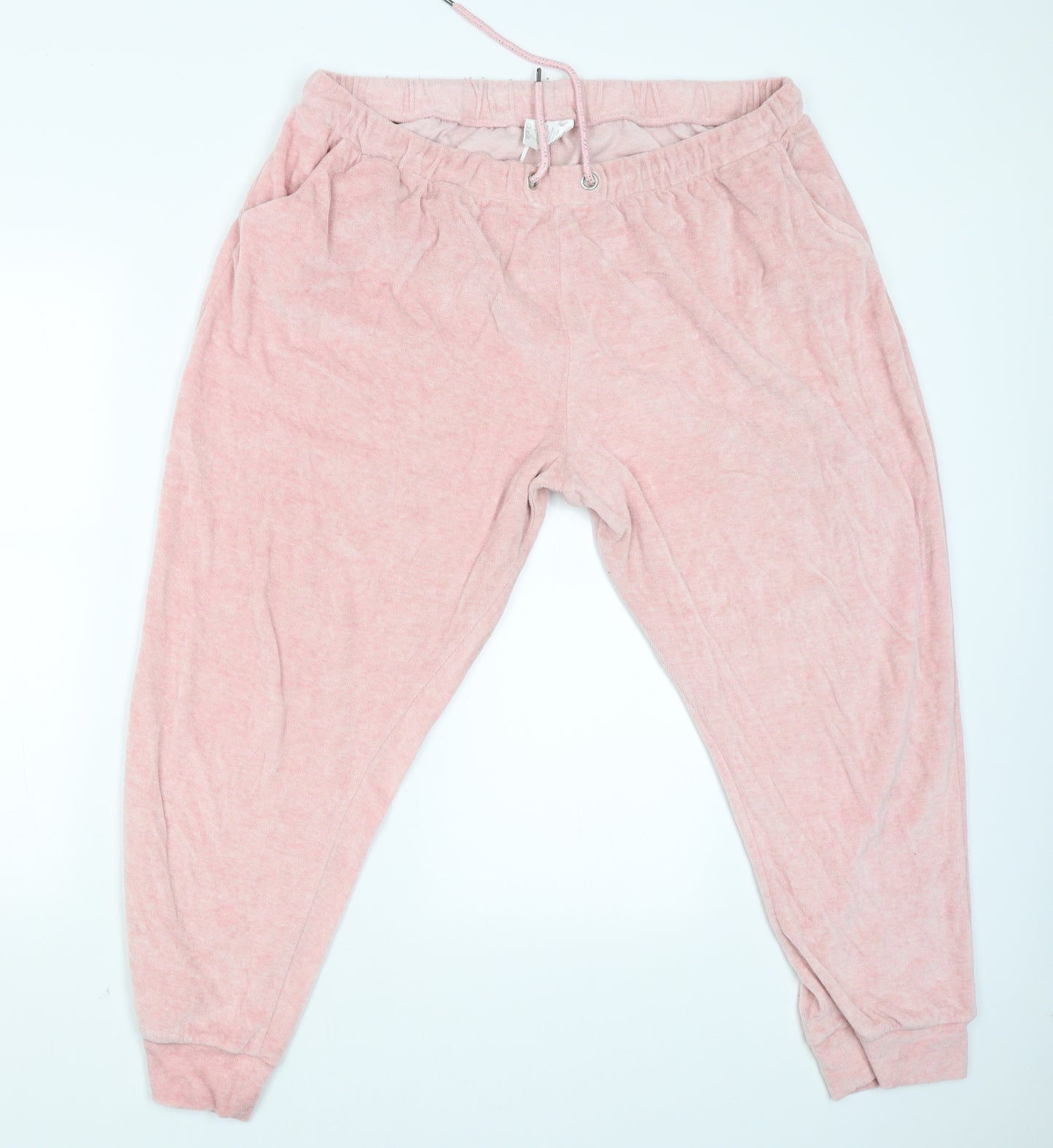 Matalan Womens Pink Solid  Babydoll Pyjama Pants Size XL