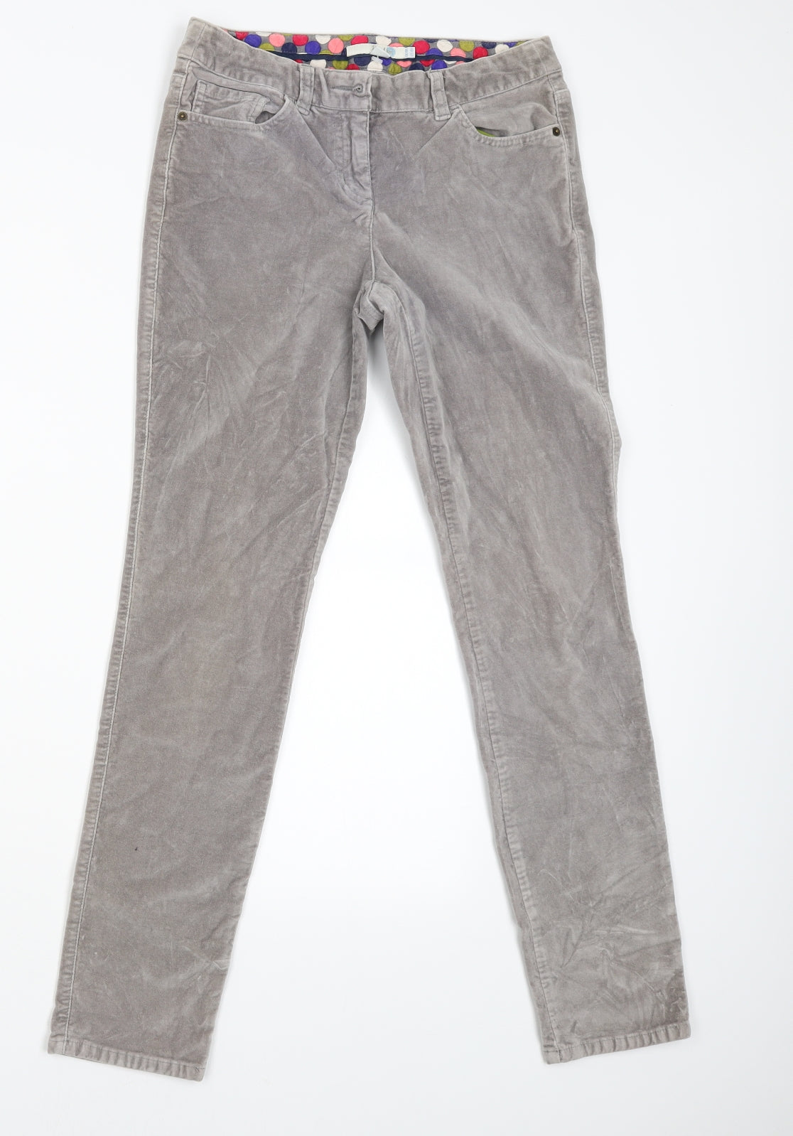 Boden Womens Grey   Capri Trousers Size 8 L29 in