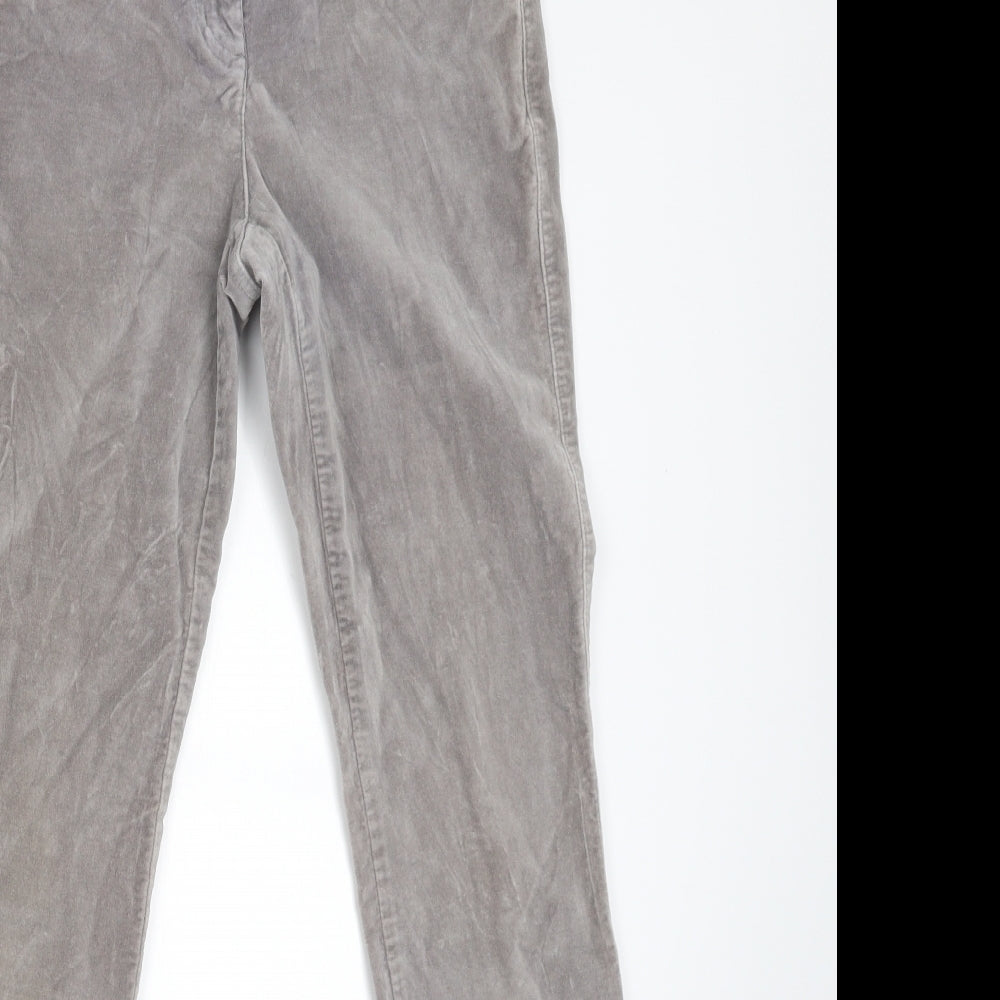 Boden Womens Grey   Capri Trousers Size 8 L29 in