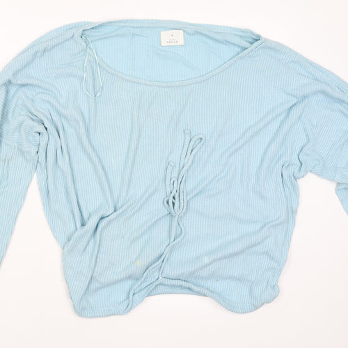Time To Dream Womens Blue   Pullover Jumper Size XL
