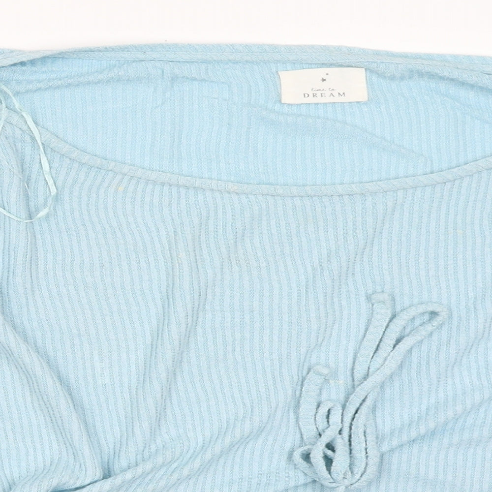 Time To Dream Womens Blue   Pullover Jumper Size XL