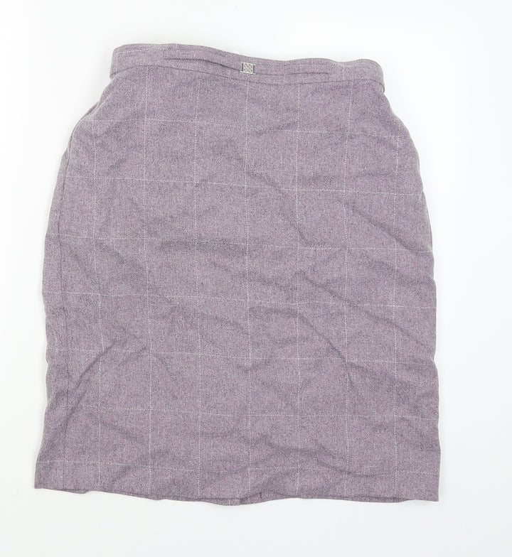 Marks and Spencer Womens Pink   Straight & Pencil Skirt Size 14