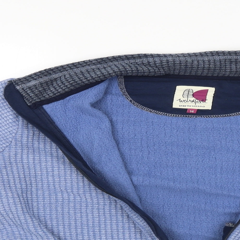 Weird Fish Womens Blue   Jacket  Size 14