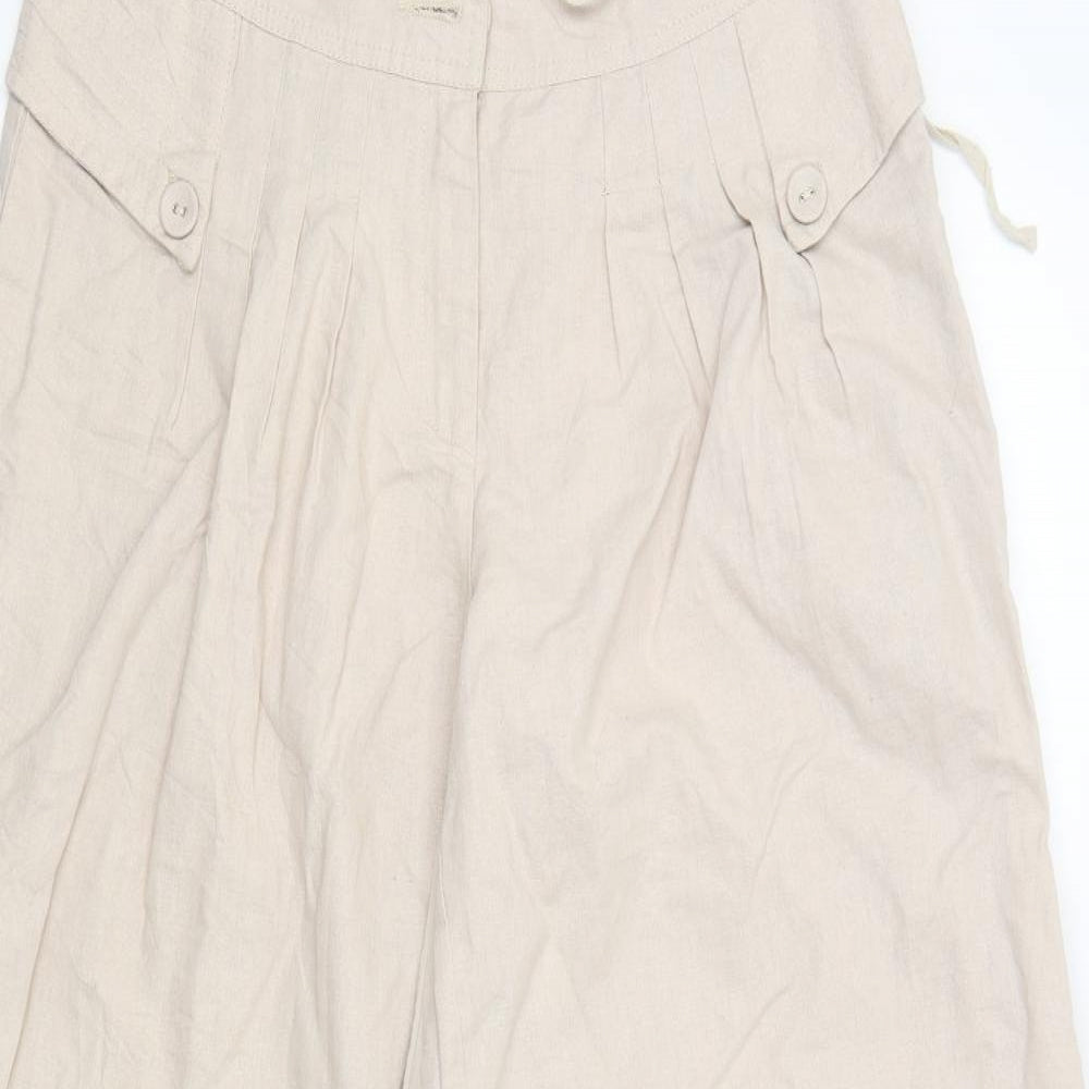 KL Trends Womens Beige   Carpenter Trousers Size M L32 in