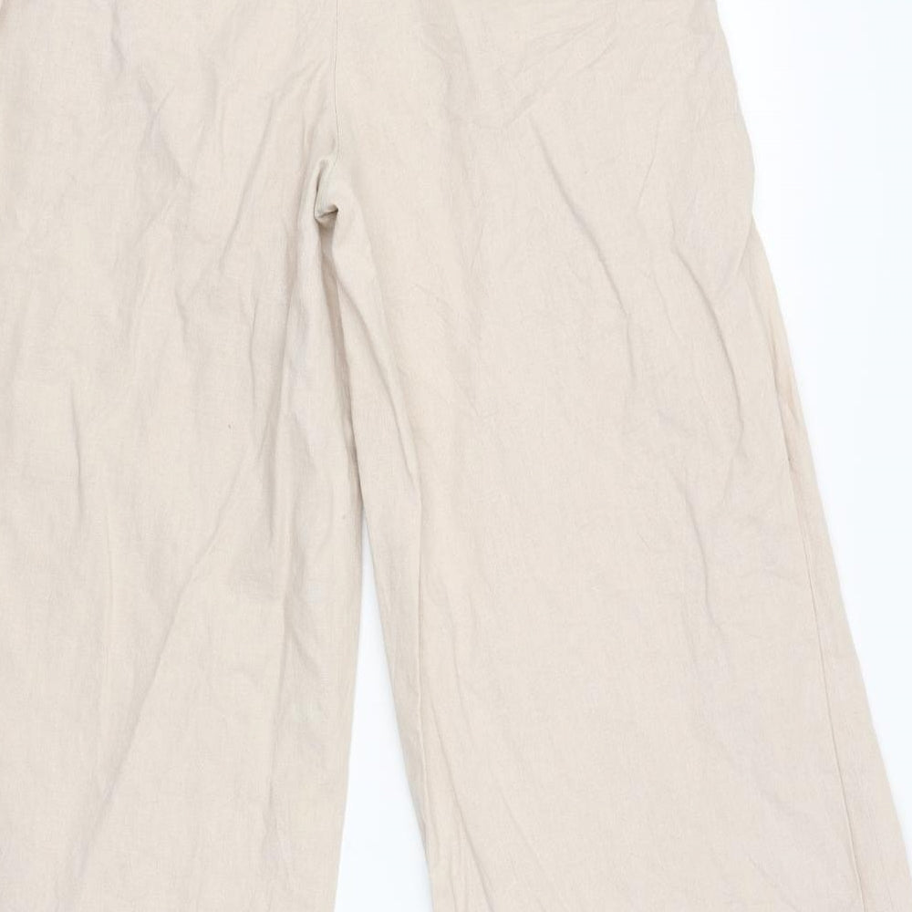 KL Trends Womens Beige   Carpenter Trousers Size M L32 in