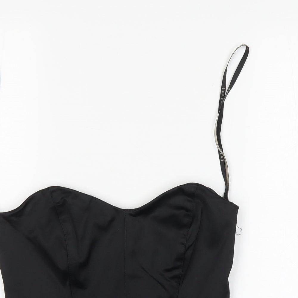 Coast Womens Black   Cropped Tank Size 8