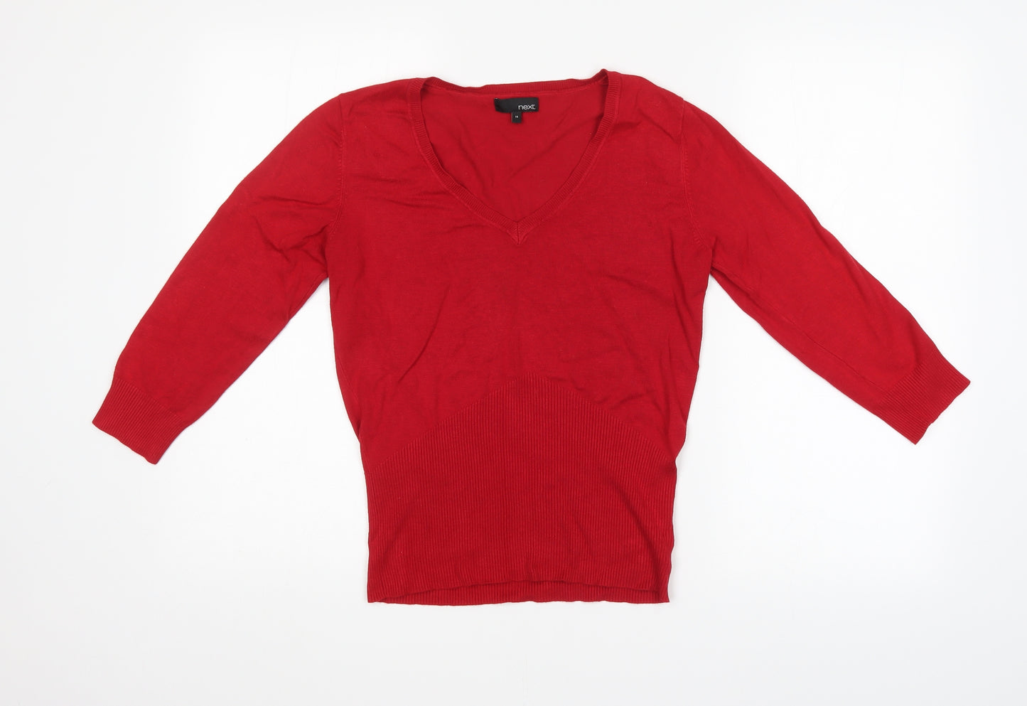 NEXT Womens Red   Pullover Jumper Size 14