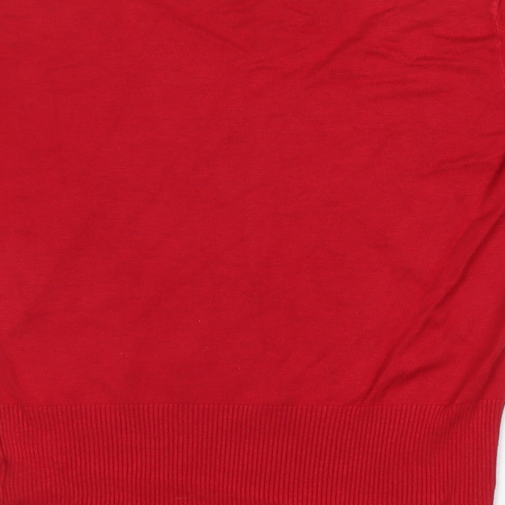 NEXT Womens Red   Pullover Jumper Size 14
