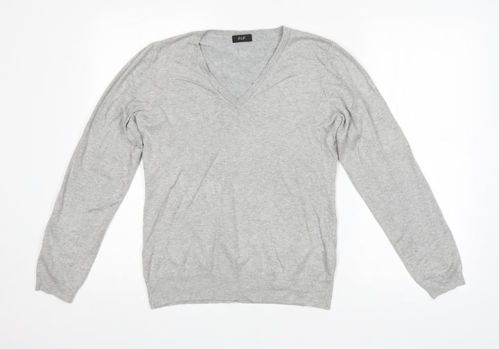 F&F Womens Grey Pullover Jumper Size 14