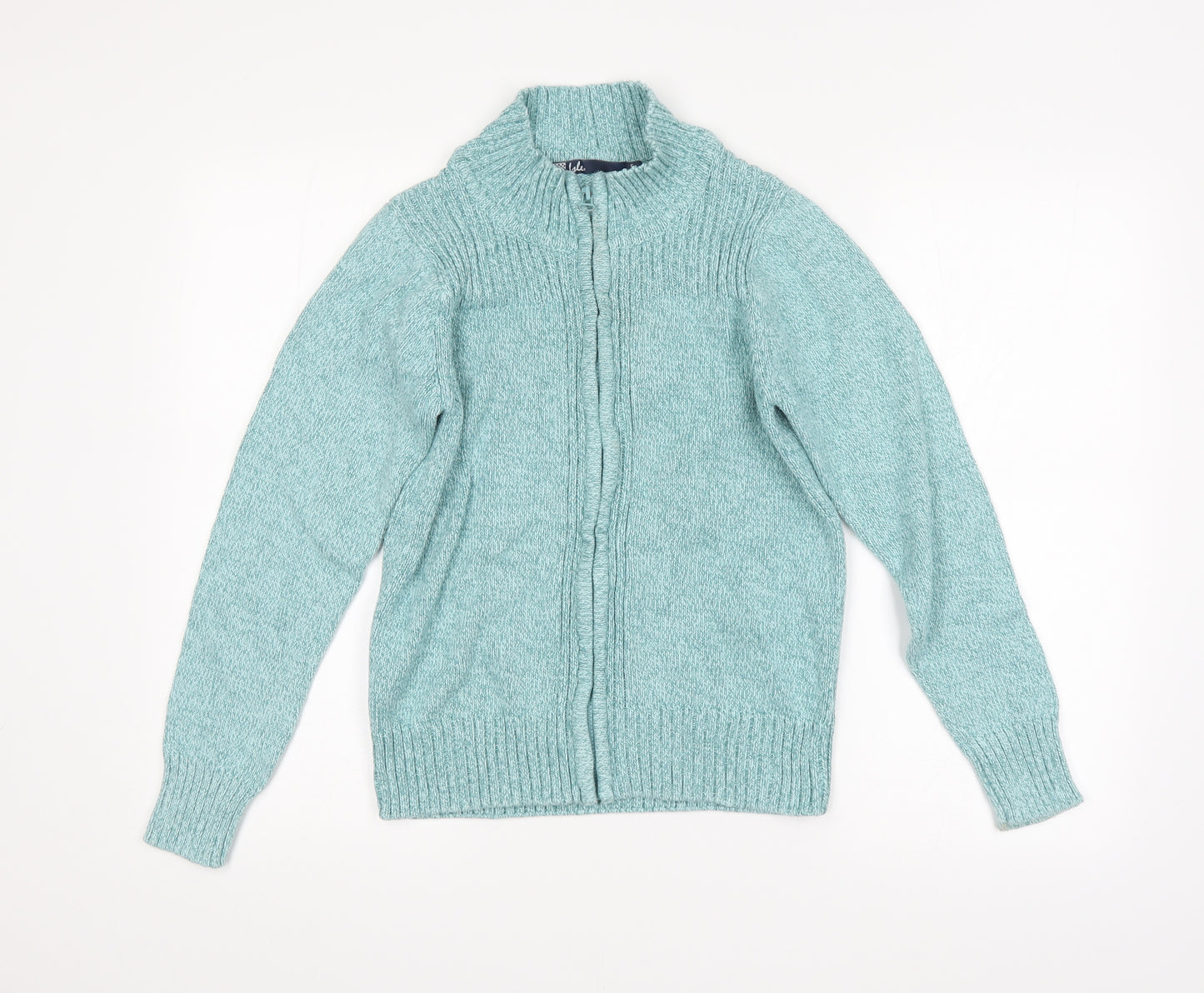 Isle Womens Blue   Full Zip Jumper Size S