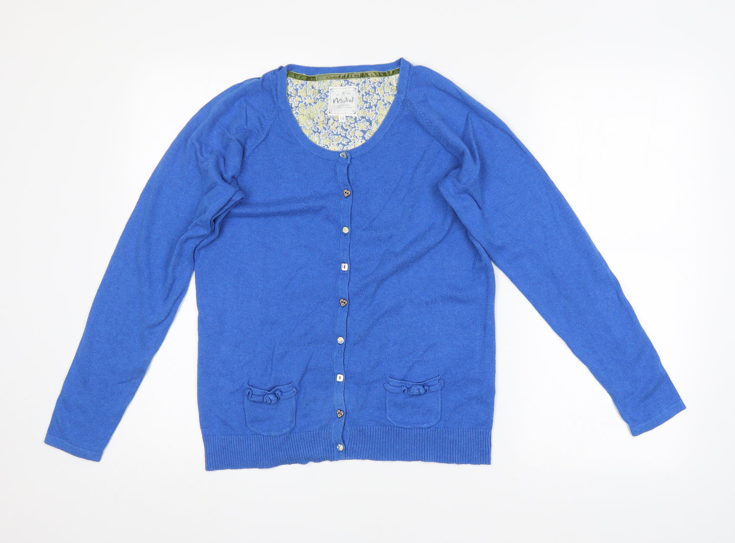 Mistral Womens Blue   Cardigan Jumper Size 12