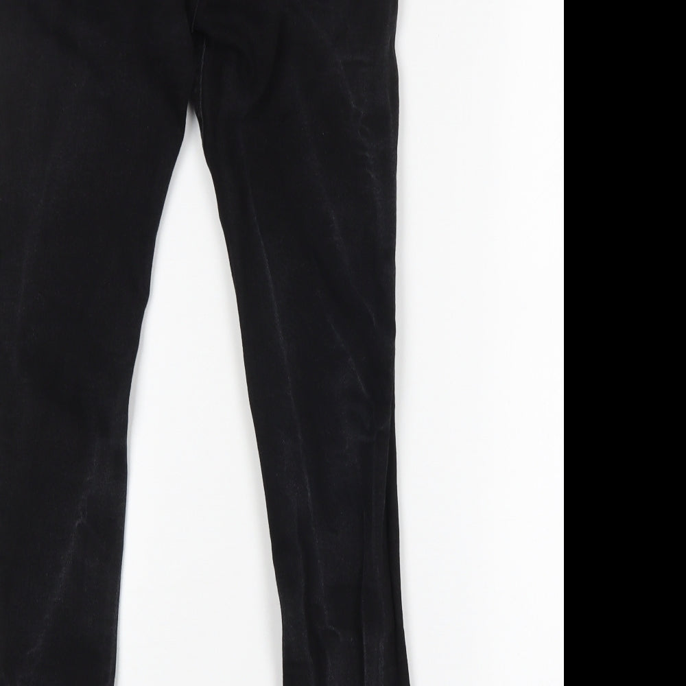 Pull&Bear Mens Black   Skinny Jeans Size 40 L28 in - Super Skinny
