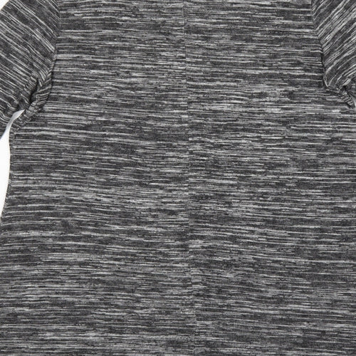Epilogue Womens Grey Striped  T-Shirt Dress  Size 14