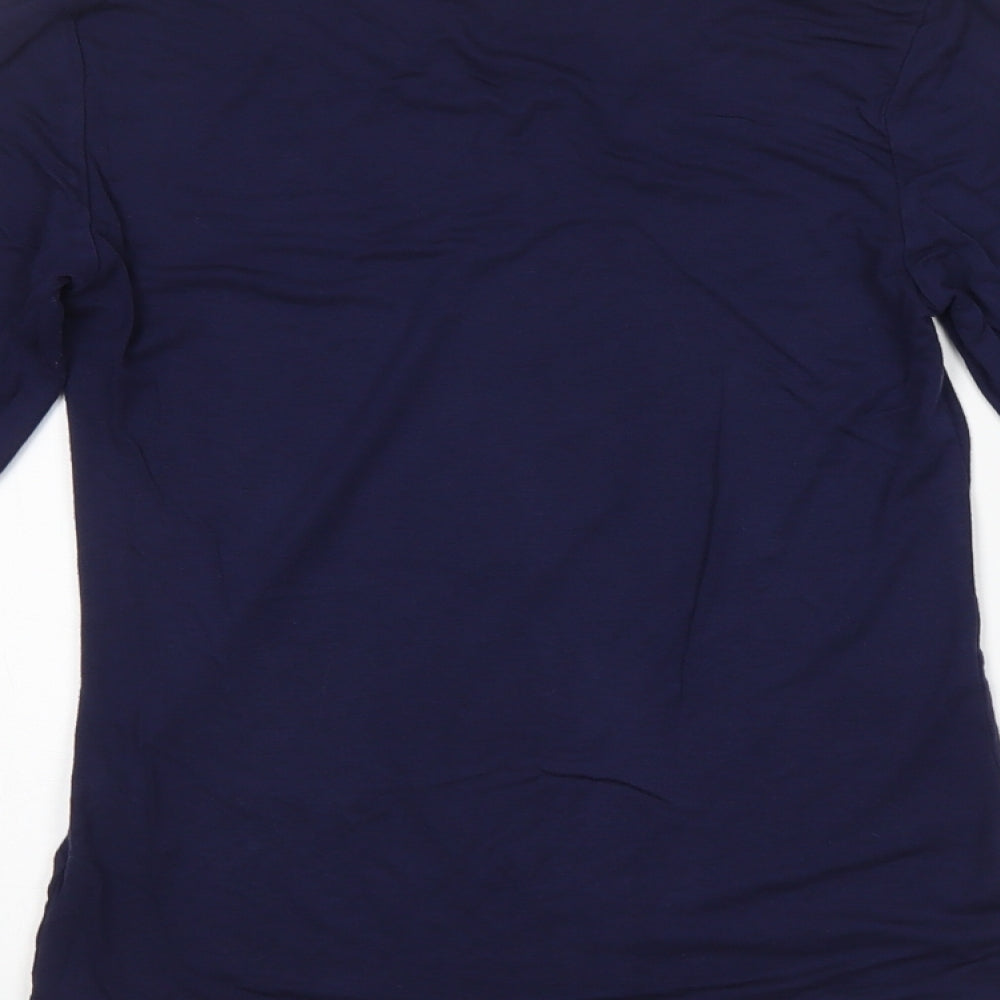 Preworn Womens Blue   Basic T-Shirt Size 14