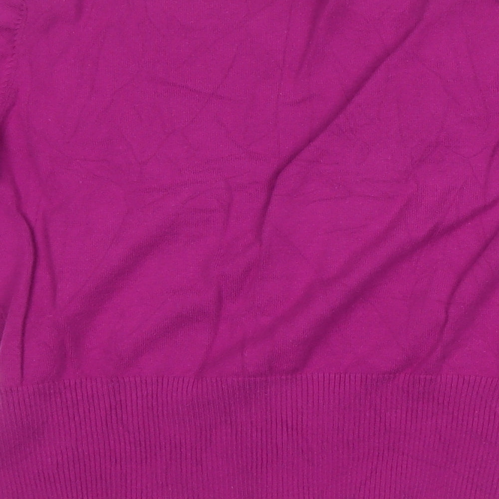 Julien Macdonald Womens Purple   Cardigan Jumper Size 16