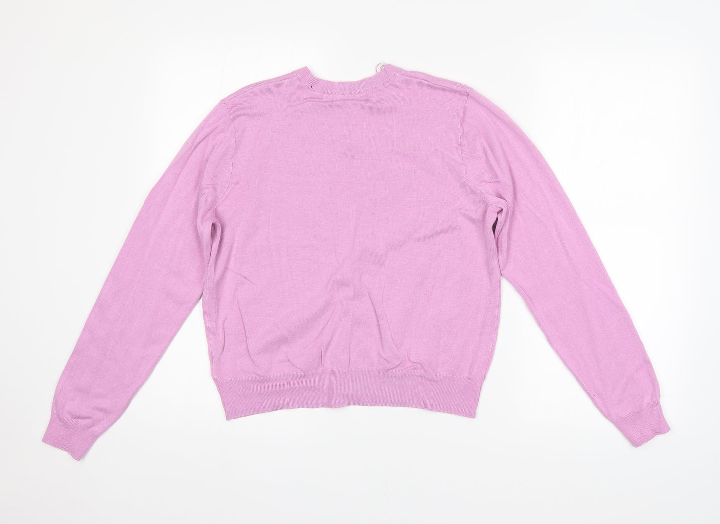 M&S Womens Pink   Cardigan Jumper Size 14