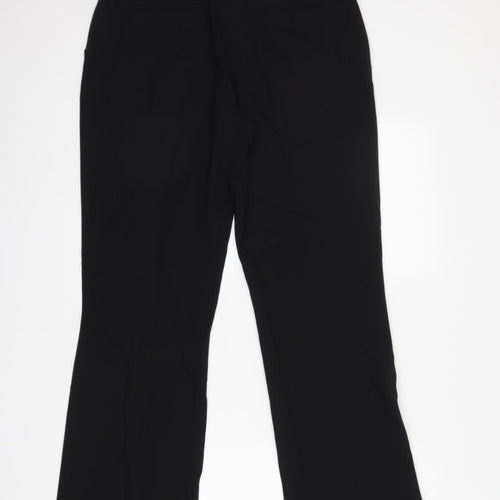 M&S Womens Black   Trousers  Size 14 L30 in