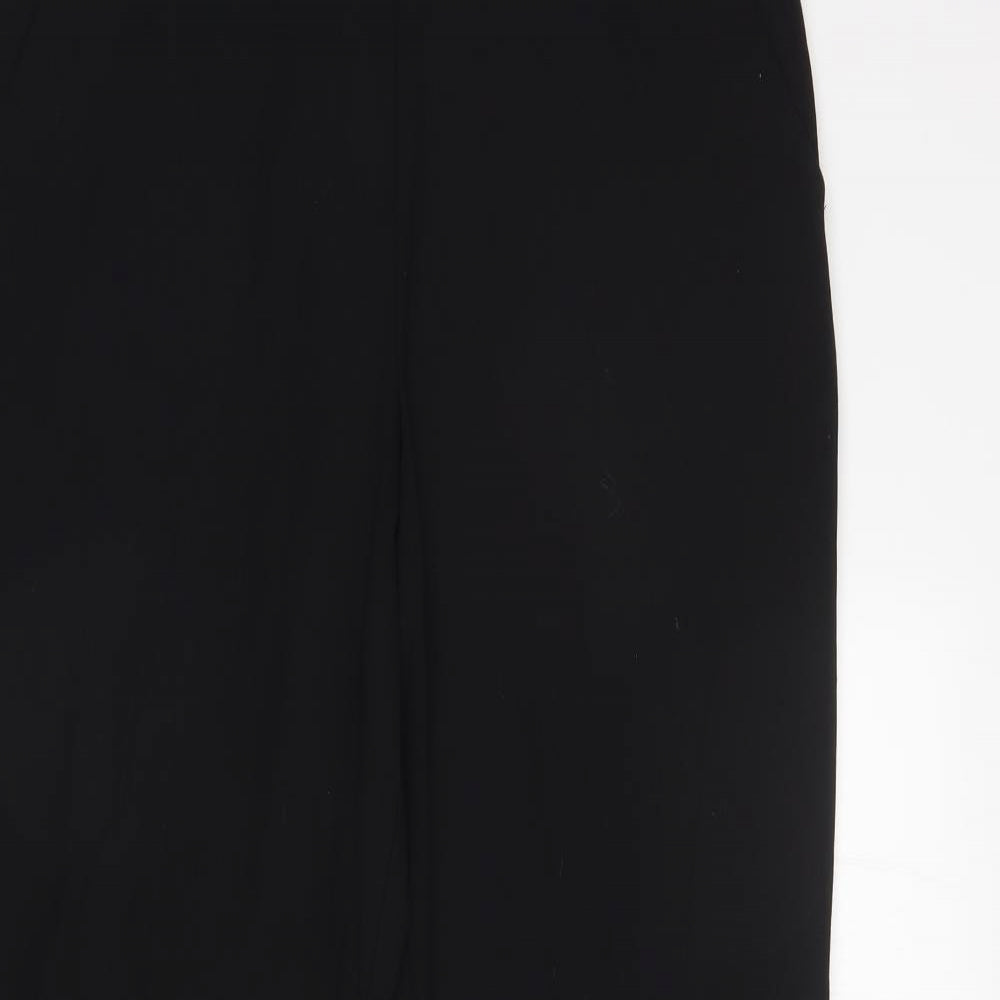 M&S Womens Black   Trousers  Size 14 L30 in