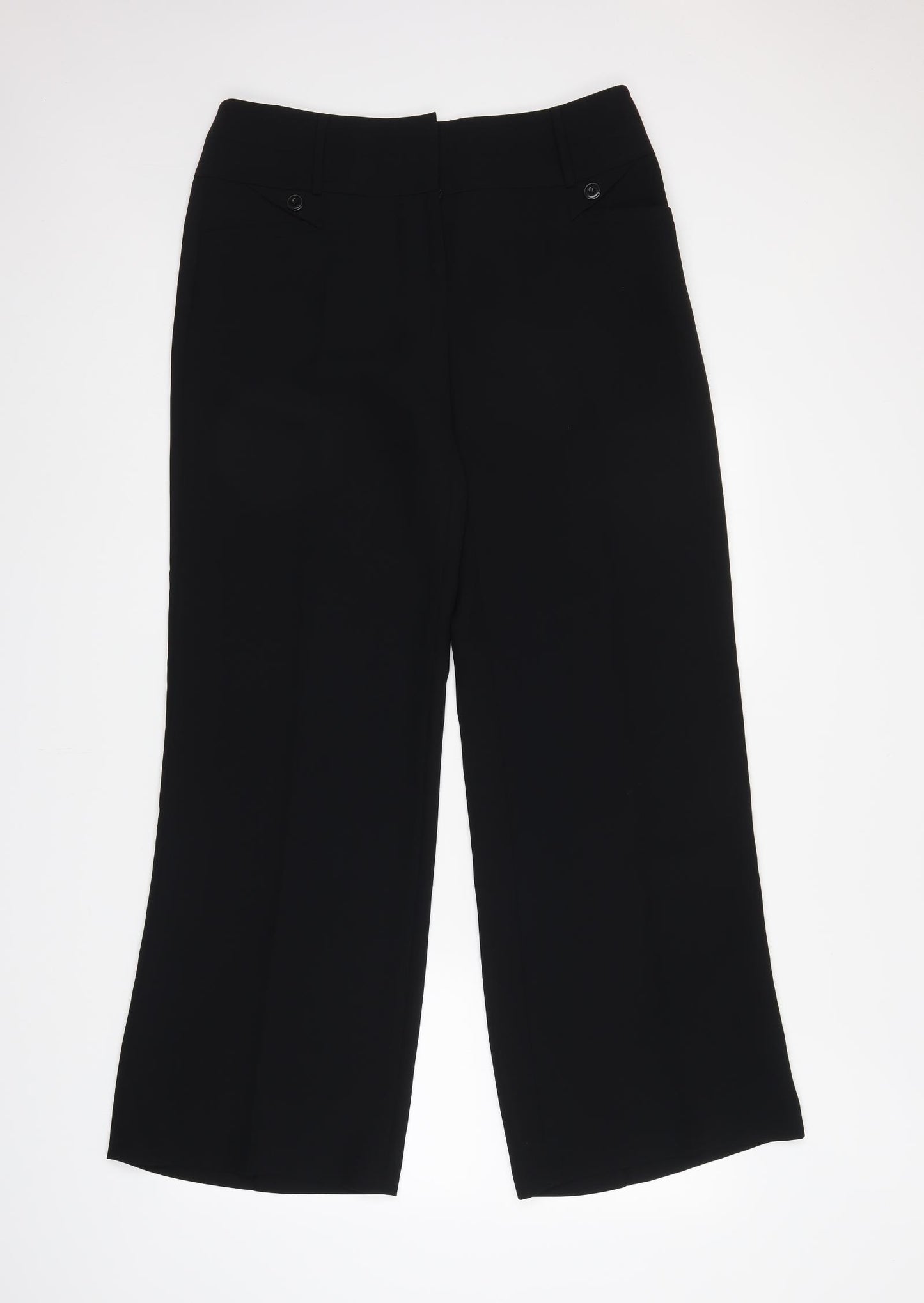 NEXT Womens Black   Trousers  Size 14 L32 in
