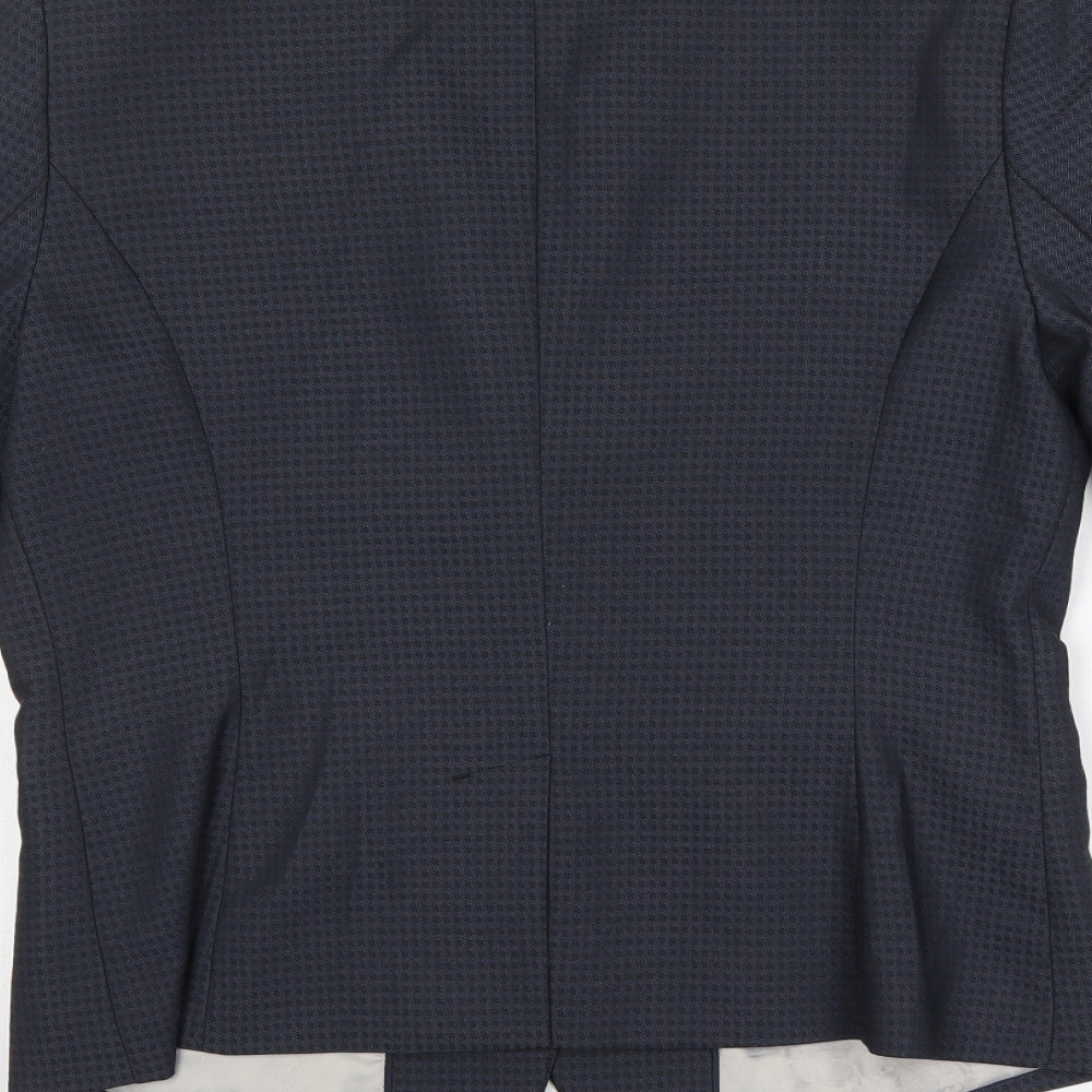 NEXT Womens Grey Check  Jacket Suit Jacket Size 12