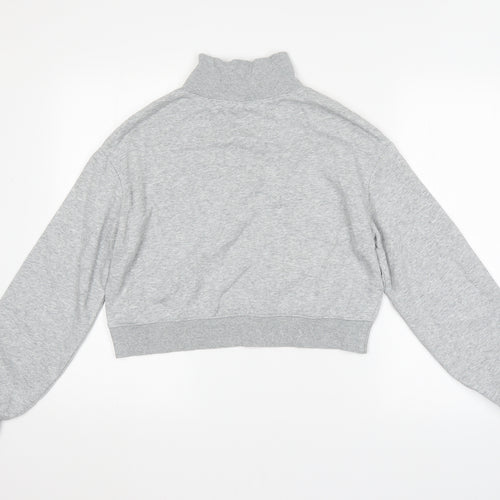 H&M Womens Grey   Pullover Sweatshirt Size S