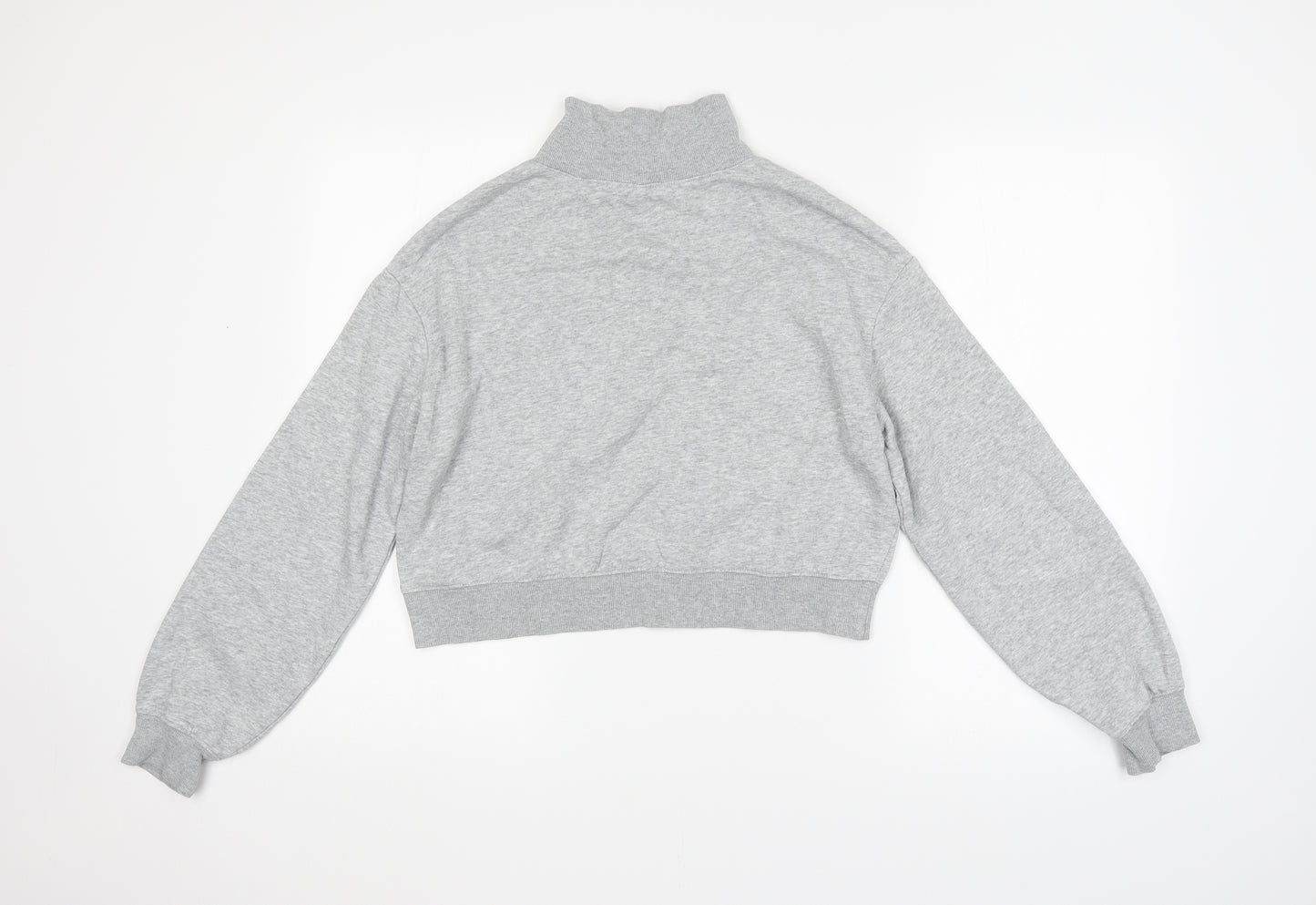 H&M Womens Grey   Pullover Sweatshirt Size S