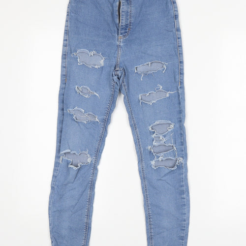 Topshop Womens Blue   Jegging Leggings Size 28 in L30 in