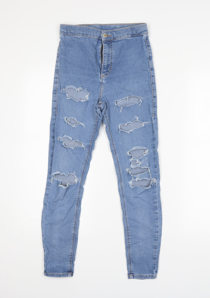 Topshop Womens Blue   Jegging Leggings Size 28 in L30 in