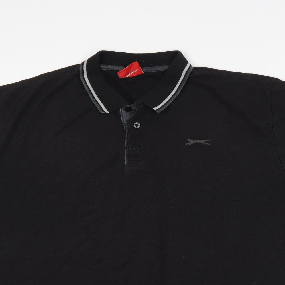 Slazenger Mens Black    Polo Size 2XL